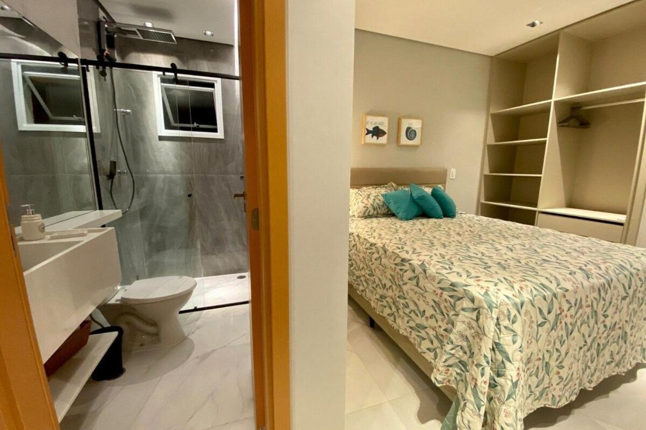 Apartamento Luxo Em Ubatuba C/ Vista Montanha E Mar No Centro Exterior foto